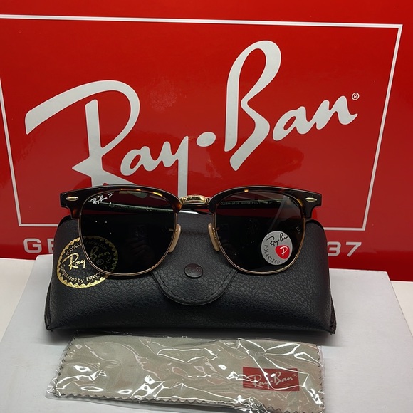 BNIB Ray ban 3016 Club master polarized sunglass - Picture 3 of 9